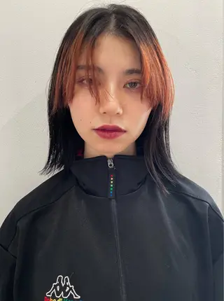 ミディアム カラー 村上雅人 ナチュラルモードのヘアスタイル