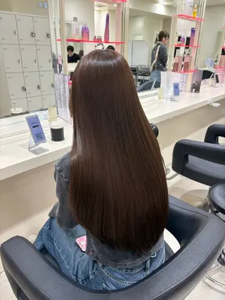 ミディアム カラー ヘアアレンジ 💟RINNA 艶カラー💟のヘアスタイル