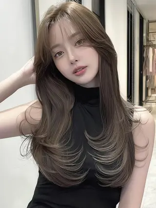セミロング FOCUS JAPAN4のヘアスタイル