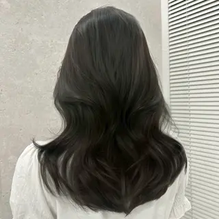 ロング カラー ヘアアレンジ 艶髪グレージュ🩶 maharuのヘアスタイル