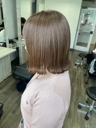 セミロング Anju/ 小顔カットのヘアスタイル