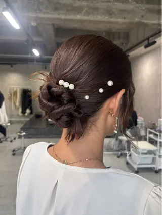 ヘアアレンジ 長崎 紗南のヘアスタイル
