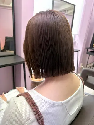 ミディアム カラー 髙尾亮輔/ ボブ特化美容師のヘアスタイル