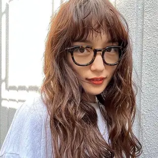 ミディアム カラー パーマ ヘアアレンジ 🌼似合わせのプロ 心斎橋/rena🌼のマツエク・マツパデザイン