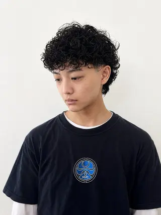 パーマ メンズ 海外風スタイル Gakutoのヘアスタイル