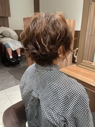 ショート レイヤー🍒ウルフ 🤎店長anju🪽のヘアスタイル