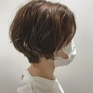 ショート パーマ fuchigami suzunoのヘアスタイル