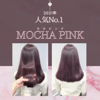 セミロング カラー miyu /トレンド カラー×艶髪のヘアスタイル