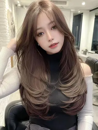ロング FOCUS JAPAN2のヘアスタイル