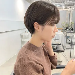 ショート カラー ショート〜ボブ✂︎ 武蔵小杉 南澤佑介のヘアスタイル