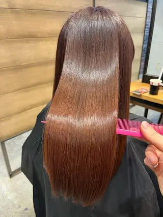 ロング 髪質改善 永田零亜のヘアスタイル