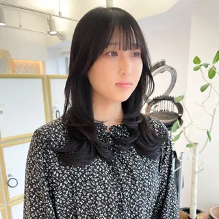 ロング 似合わせヘア🤍 面田法子のヘアスタイル