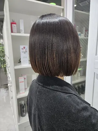 ミディアム ショート/ボブ/中村 遥香 🧸🤍のヘアスタイル