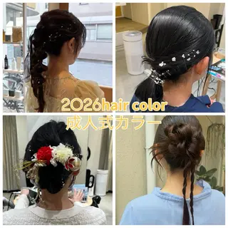 セミロング カラー 佐藤　ひなの ／艶髪のヘアスタイル