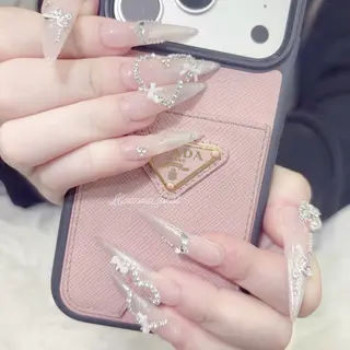 ネイル MoMoA Nail ネイル長さ出し専門店のネイルデザイン