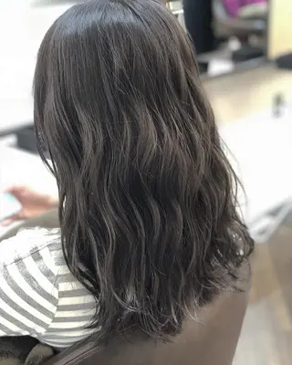 ミディアム YOFAhair芦屋 峰★カラーリストのヘアスタイル