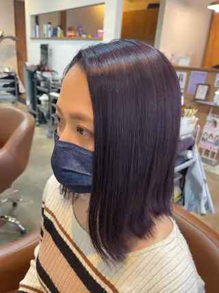 セミロング nowhere ノーウェアのヘアスタイル
