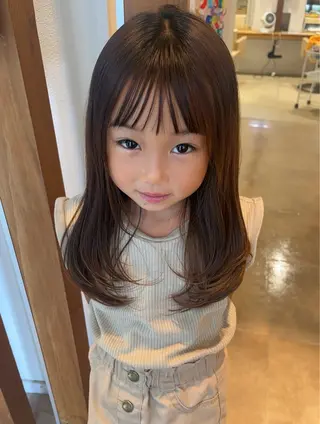 ロング 中農 有梨恵のヘアスタイル