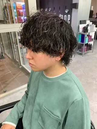 ショート カラー パーマ メンズ キッズ パーマ支持率No.1 ❤️🔥安成弾のヘアスタイル