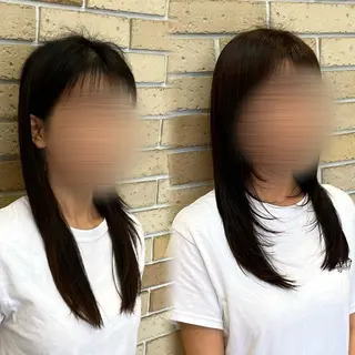 セミロング メンズカットモデル 募集中🫧吉田陽菜のヘアスタイル
