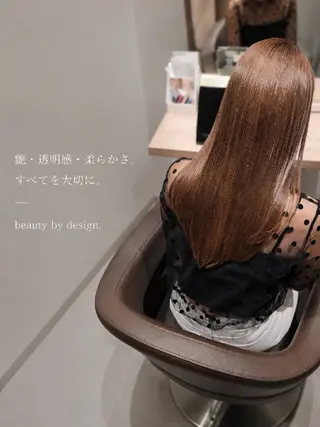 セミロング カラー 【垢抜けカラー/ 縮毛矯正】Taikiのヘアスタイル