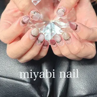 ネイル miyabi nail 桂川駅近くのネイルデザイン
