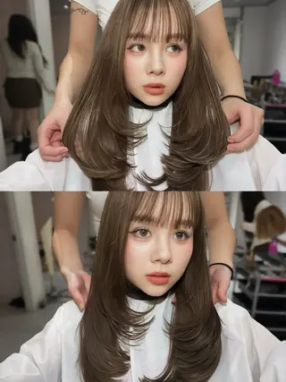 ロング YOLO/ HANAのヘアスタイル