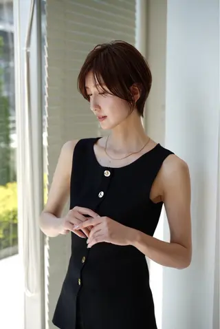 ショート カラー 加賀 千聖 /soigneのヘアスタイル