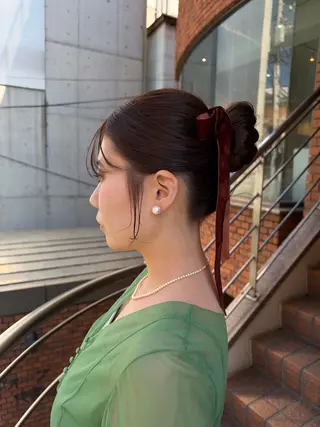 ロング カラー ヘアアレンジ HARUKA/ 透明感カラーのヘアスタイル