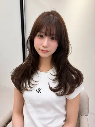 ロング ミディアムレイヤー/ 艶カラーNorikaのヘアスタイル