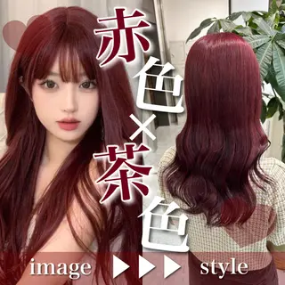 ロング カラー ヘアアレンジ ブリーチなしの達人 🌈KAITOのヘアスタイル