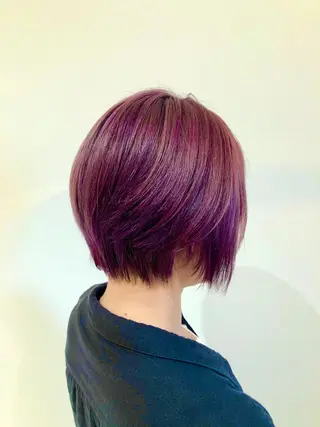 ショート カラー ✨ケア×デザイン🎨 杉本賢人のヘアスタイル
