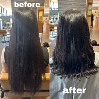 ロング 川野 柚奈のヘアスタイル