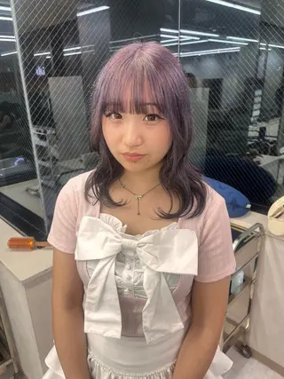 ロング カラー 🧸垢抜けハイトーン 🫧𖤐⡱れんのヘアスタイル