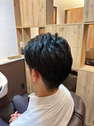 ミディアム メンズ 竹内 美桜のヘアスタイル