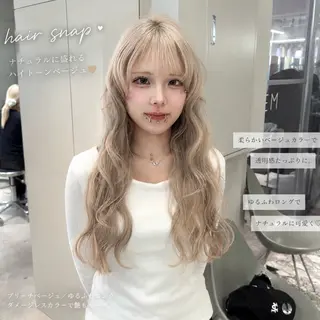 ロング GEM/ハイトーン /名駅/kanaeのヘアスタイル