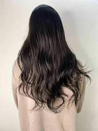 ロング カラー レイヤーカット 赤み消し　店長/大和のヘアスタイル