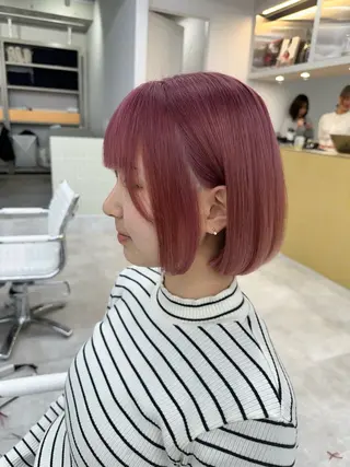 ショート カラー MAI/髪質改善/ 幹細胞トリートメントのヘアスタイル