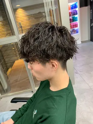 パーマ メンズ パーマ支持率No.1 店長❤️🔥安成弾のヘアスタイル