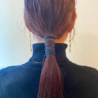 セミロング カラー ヘアアレンジ ウルフカット モデル募集中!ミカのヘアスタイル