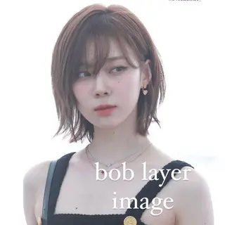 ミディアム ツヤ髪/透け感ヘア 💎Nokaのヘアスタイル