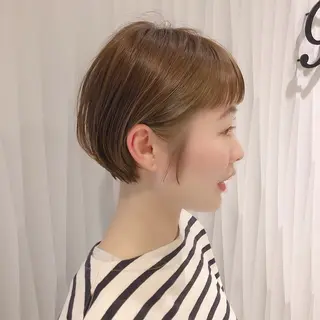 ショート カラー 銀座 髪質改善 🧸HINATAのヘアスタイル