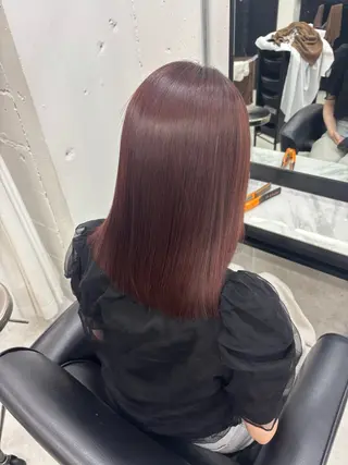 ミディアム カラー ブリーチ/エクステ モデル募集中🖤のヘアスタイル