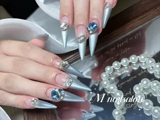 ネイル M🌷nail 長さだし専門店のネイルデザイン
