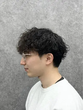 パーマ メンズ センターパート特化 🌹RIO🌹のヘアスタイル