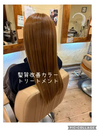 ロング 大鹿 数馬のヘアスタイル