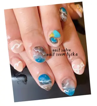 ネイル ネイルルームリッカ 𝐦𝐚𝐲𝐮のネイルデザイン