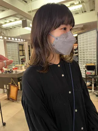ミディアム eri kinjoのヘアスタイル