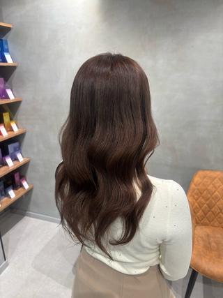 ロング カラー 🤍艶モテカラー♡ ブラウン🤍Rimiのヘアスタイル