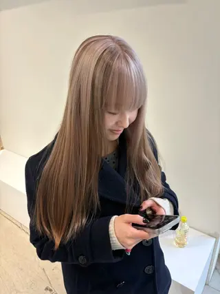 ロング カラー ANY Nodokaのヘアスタイル